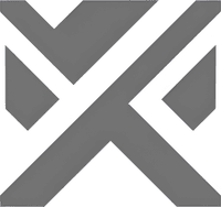 Минималистичный абстрактный логотип компании Искра Наиск в серых тонах на белом фоне