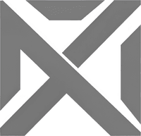 Минималистичный абстрактный логотип компании Искра Наиск в серых тонах на белом фоне
